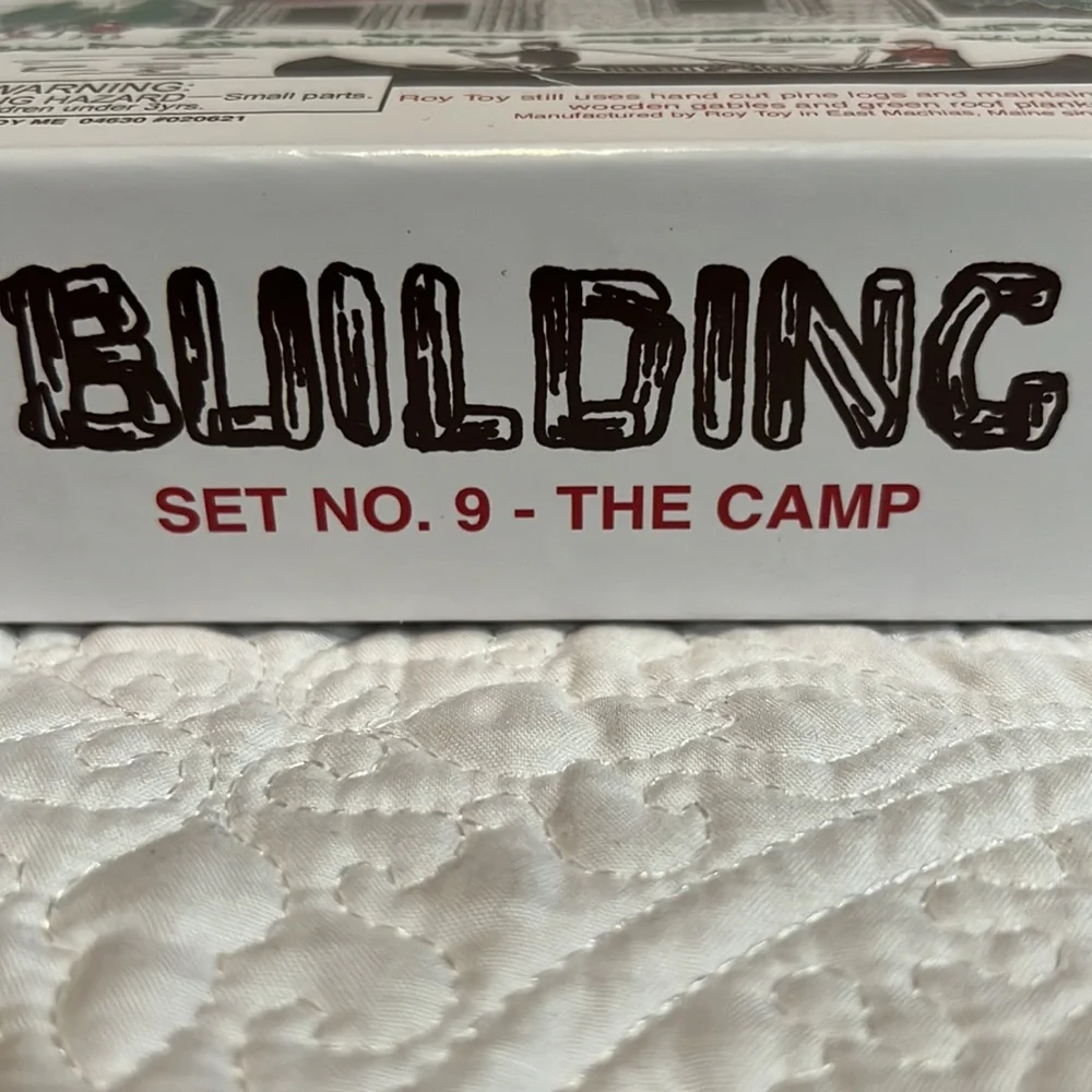 Roy Toy Log Building Set, The‎ Camp, Set No. 9